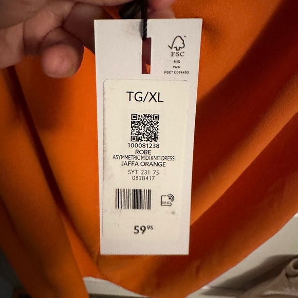 Dynamite orange dress - Picture 3 of 3